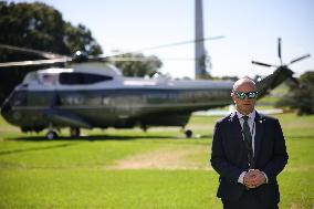 President Biden Departs White House