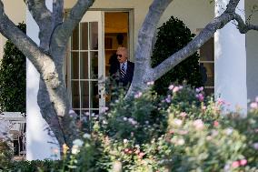 President Biden Departs White House