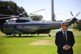 President Biden Departs White House