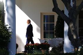 President Biden Departs White House