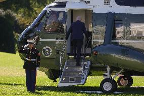 President Biden Departs White House