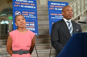 News Conference At City Hall With Mayor Eric Adams And Maria Torres-Springer After Sheena Wright Resignation