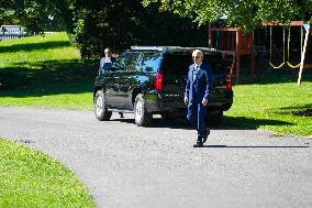 President Biden Departs White House For Wisconsin