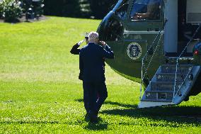 President Biden Departs White House For Wisconsin