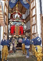 Takayama autumn festival in Japan