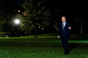 President Biden Arrives At White House - DC