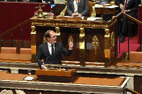 Parliamentary Session Debate On A Vote On No Confidence Motion - Paris