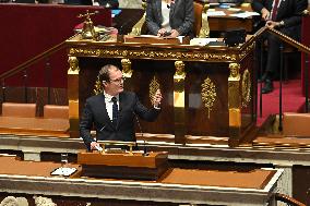 Parliamentary Session Debate On A Vote On No Confidence Motion - Paris