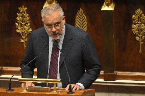 Parliamentary Session Debate On A Vote On No Confidence Motion - Paris