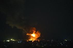 Blasts seen in Dahiyeh as Israel strikes Beirut