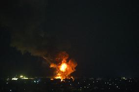 Blasts seen in Dahiyeh as Israel strikes Beirut