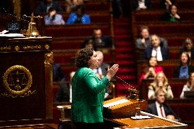 Debate And Vote On The Motion Of Censure At The National Assembly, In Paris