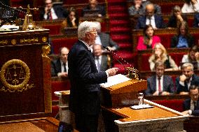 Debate And Vote On The Motion Of Censure At The National Assembly, In Paris