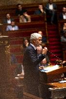 Debate And Vote On The Motion Of Censure At The National Assembly, In Paris