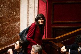 Debate And Vote On The Motion Of Censure At The National Assembly, In Paris