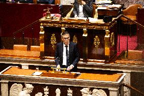 Debate And Vote On The Motion Of Censure At The National Assembly, In Paris