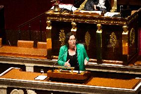 Debate And Vote On The Motion Of Censure At The National Assembly, In Paris