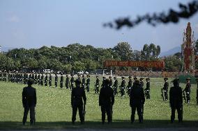 Nepal Army Fires Cannons, Rounds On Air, Hoist Flag As Part Of Grand Rehearsal For Phulpati, Part Of Dashain Celebration