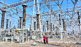 A Intelligent Robot Inspects The Substation in Chuzhou