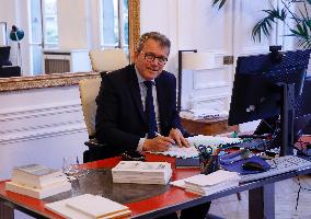 Portrait Of Francois Durovray, French Minister of Transport