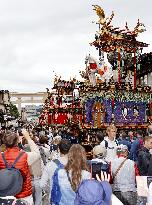 Takayama autumn festival in central Japan