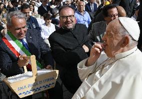 Pope Francis Leads The General Audience - Vatican