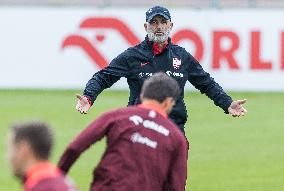 Team Poland before UEFA Nations League matches