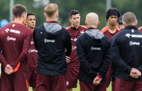 Team Poland before UEFA Nations League matches