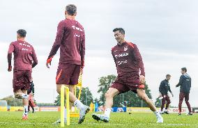 Team Poland before UEFA Nations League matches