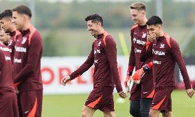 Team Poland before UEFA Nations League matches