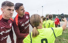 Team Poland before UEFA Nations League matches