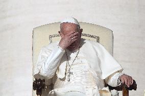 Pope Francis Leads The General Audience - Vatican