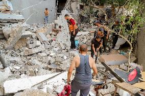 Israeli Airstrikes On Gaza