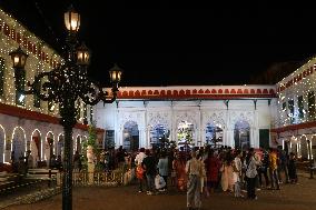 Durga Puja Festival Celebration In India.