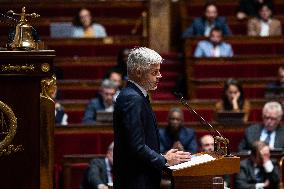 Debate In Parliament On No-confidence Vote Against French PM