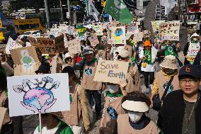 Catholic Climate Action Leads March In Seoul To Combat Environmental Crisis