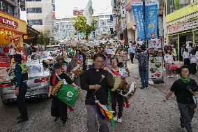 Catholic Climate Action Leads March In Seoul To Combat Environmental Crisis