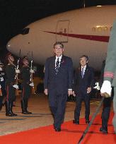 Japan PM Ishiba arrives in Laos