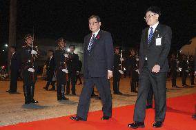 Japan PM Ishiba arrives in Laos