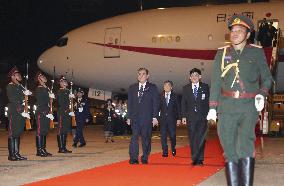 Japan PM Ishiba arrives in Laos