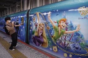 Disney-themed shinkansen bullet train