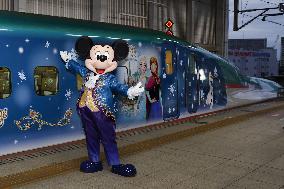 Disney-themed shinkansen bullet train