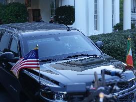 Irish Taoiseach Harris Visits With President Biden On October 9, 2024