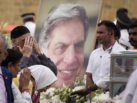 Last Tribute Of Ratan Tata In Mumbai