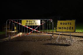 Storm Kirk Causes Flooding Of The Grand-Morin River - Pommeuse