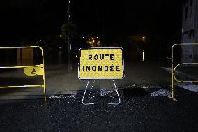 Storm Kirk Causes Flooding Of The Grand-Morin River - Pommeuse