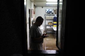 Storm Kirk Causes Flooding Of The Grand-Morin River - Pommeuse