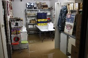 Storm Kirk Causes Flooding Of The Grand-Morin River - Pommeuse