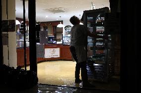 Storm Kirk Causes Flooding Of The Grand-Morin River - Pommeuse