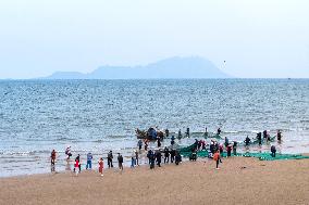 Seafood Harvest in Qingdao